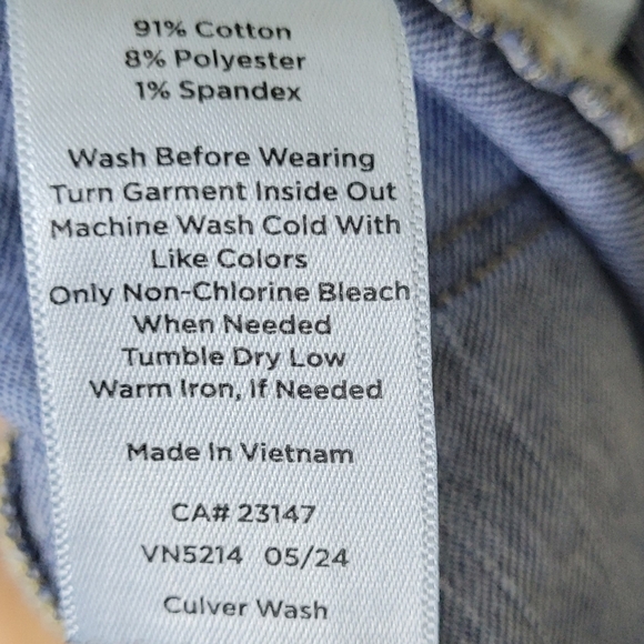 Talbots Slim Ankle Jeans In Culver Wash Womens Size 10 - Picture 6 of 7